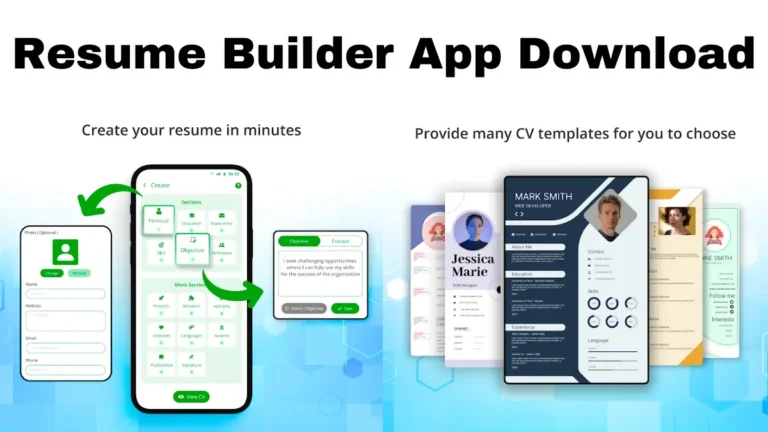 Resume Builder App Download